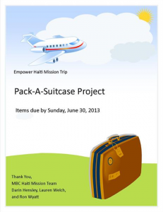 pack a case
