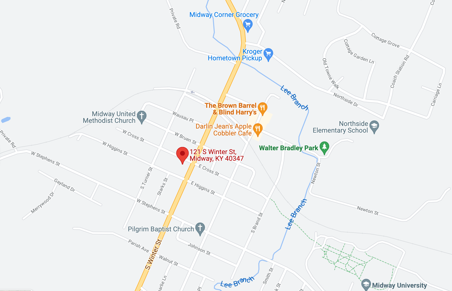 Maps & Directions Midway Baptist Church